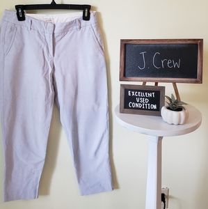 EUC + J. Crew + gray ankle length slacks